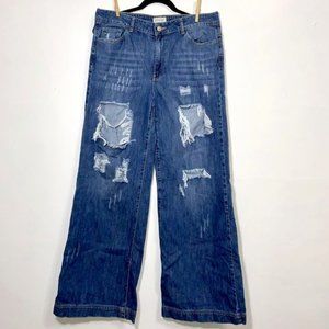 Litz By Uniq Ripped Flare Jeans (31/13)